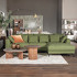 Угловой диван-кровать Boston Nice (c оттоманкой) отделка ткань кат. 7 кол. Rafael 14 от MOD INTERIORS, MDI.SF.SL.288, 3-я фотография мини