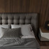 Кровать с решеткой отделка экокожа PU162, черный матовый лак, латунь от MOD INTERIORS, 6-я фотография мини Кровать с решеткой отделка экокожа PU162, черный матовый лак, латунь от MOD INTERIORS, MDI.BD.ALT.1, 6-я фотография мини