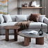 Приставной столик отделка шпон ореха F от MOD INTERIORS, MDI.ST.OLM.12, 3-я фотография мини