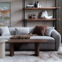 Журнальный столик отделка шпон ореха F от MOD INTERIORS, MDI.ET.OLM.11, 4-я фотография мини