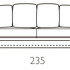 Диван 3-местный Dania от KEOMA, KM.SF3.CL.5, 2-я фотография мини