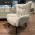 Кресло Juliet отделка ткань Marino col. №1, спинка col. Nubuk №03 от MOD INTERIORS, MDI.ACH.SL.2887C, 2-я фотография мини