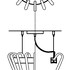 Люстра Calipso от SYLCOM, SL.L-3.GR.18, 2-я фотография мини
