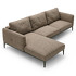 Диван модульный (левый угол) отделка ткань Austin 03 Antelope от MOD INTERIORS, MDI.SF.TLN.160, 1-я фотография мини