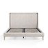 Кровать с решеткой отделка ткань Bella Home KA17119-20, XY-138 натуральный шпон ясеня от FRATELLI BARRI, FB.BD.BNC.1, 2-я фотография мини