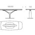 Обеденный стол Ariston раздвижной от TONIN CASA, TC.DT.MO.471, 2-я фотография мини