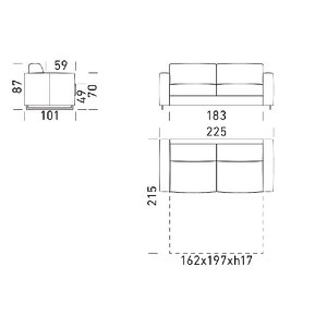 Диван-кровать Modular Standard