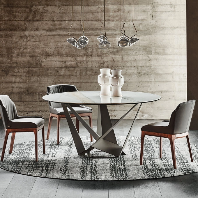 Обеденный стол Skorpio Keramik Round от CATTELAN ITALIA, CT.DT.CT.1306, 1-я фотография