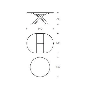 Обеденный стол Style Round