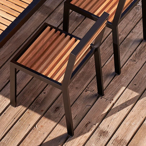 Стул Dna Teak от GANDIA BLASCO, GB.CH.DN.89